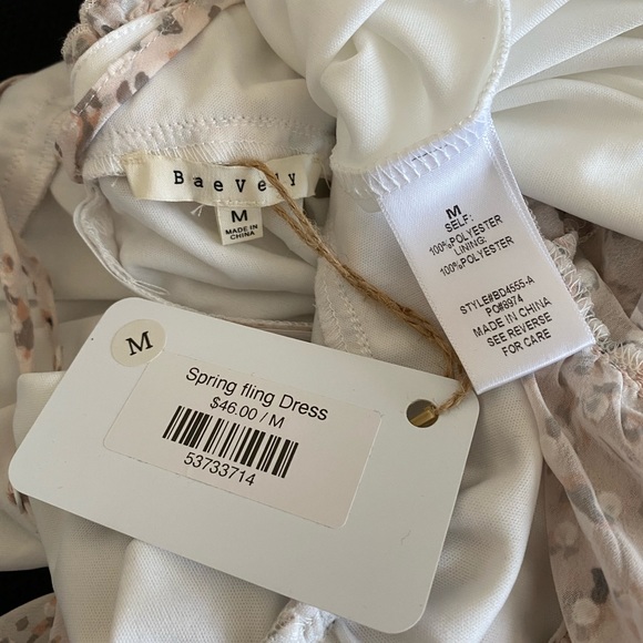 BaeVely Spring Fling Mini Ruffle Dress M - Picture 6 of 10